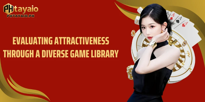 Evaluating attractiveness through a diverse game library