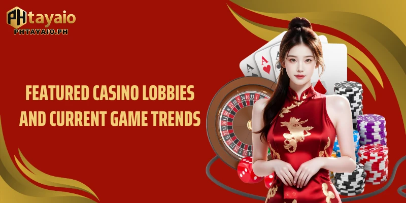 Featured casino lobbies and current game trends