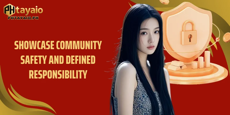 Showcase community safety and defined responsibility